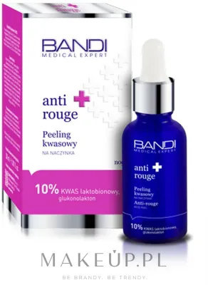 Кислотный пилинг для кожи с куперозом Bandi Medical Expert Anti Rouge, глюконолактон и лактобионовая кислота PHA, 30 мл