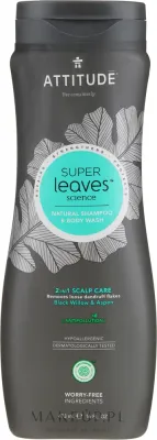 Шампунь-гель для душа Attitude Super Leaves 2-in-1 Scalp Care для мужчин 473 мл