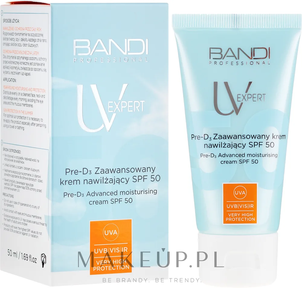 Крем для лица солнцезащитный Bandi Professional UV Expert Advanced SPF50 против морщин 50 мл