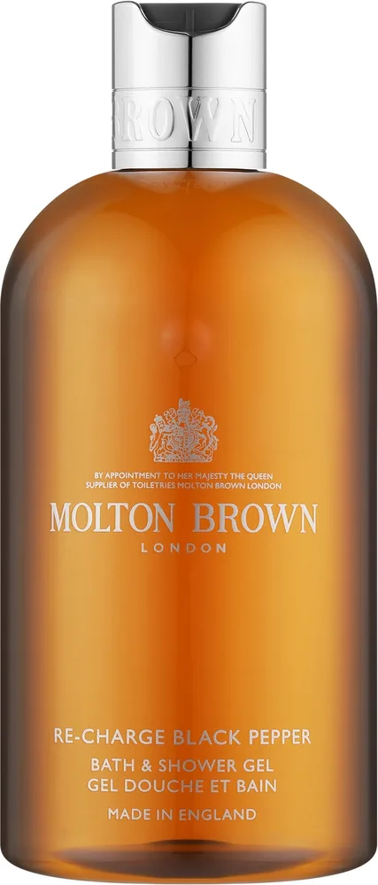 Гель для душа и ванны Molton Brown Re-Charge Black Pepper с чёрным перцем, 300 мл