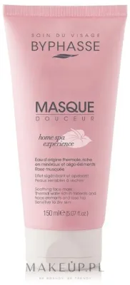 Успокаивающая маска для лица с маслом дикой розы Byphasse Home Spa Experience Soothing Face Mask, 150 мл