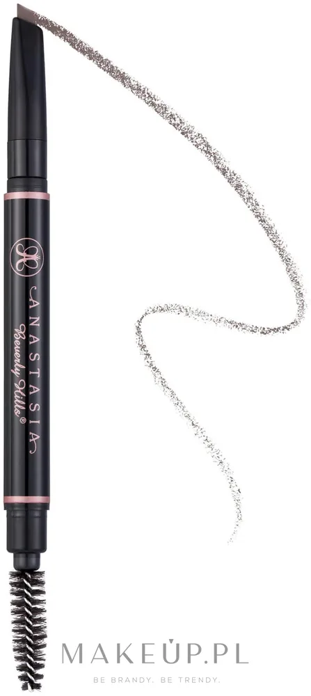 Карандаш для бровей Anastasia Beverly Hills Brow Definer Triangular Brow Pencil двусторонний, со щёточкой, треугольный грифель, 0,2 г, оттенок Ebony