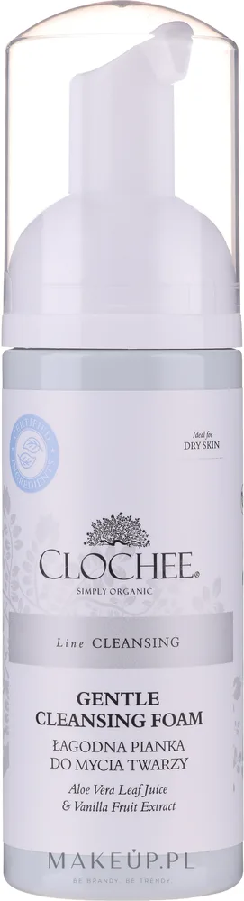 Clochee Gentle Cleansing Foam мягкая пенка для умывания лица с алоэ, жасмином и ванилью, 150 мл