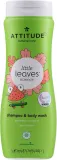 Детский гипоаллергенный гель 2 в 1 для волос и тела Attitude Watermelon & Coco арбуз и кокос, 473 мл — фото 1