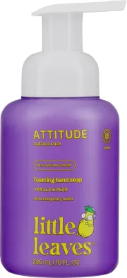 Пенка для мытья рук Attitude Little Leaves Vanilla & Pear детская ваниль и груша, 295 мл