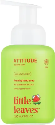 Пенка для мытья рук Attitude Foaming Hand Soap Watermelon & Coco детская арбуз и кокос, 295 мл