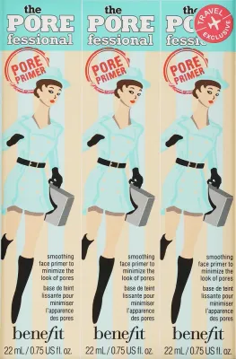 Набор баз под макияж Benefit The Porefessional Face Primer Travel Trio 3 x 22 мл