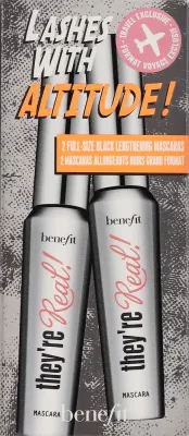 Набор туши для ресниц Benefit Lashes With Altitude объем и подкручивание 2x8,5 мл