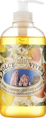 Жидкое мыло Nesti Dante Dolce Vivere Capri цветы апельсина и базилик, 500 мл