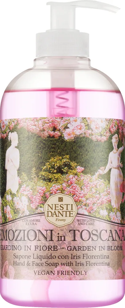Гель для душа Nesti Dante Emozioni a Toscana Garden In Bloom с экстрактом ириса, 300 мл, 500 мл