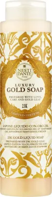 Расслабляющий гель для мытья тела Nesti Dante 60th Anniversary Gold Soap с экстрактом алоэ, 300 мл