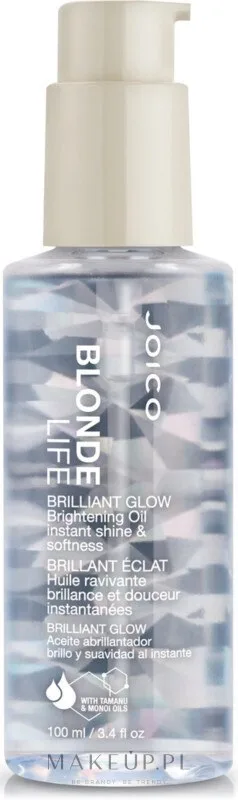 Масло для волос Joico Blonde Life Brilliant Glow Brightening Oil питательное, для светлых волос, придаёт блеск, 100 мл
