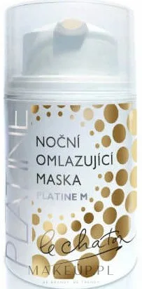 Восстанавливающая ночная маска для лица Le Chaton Night Rejuvenating Face Mask Platine M, 50 мл