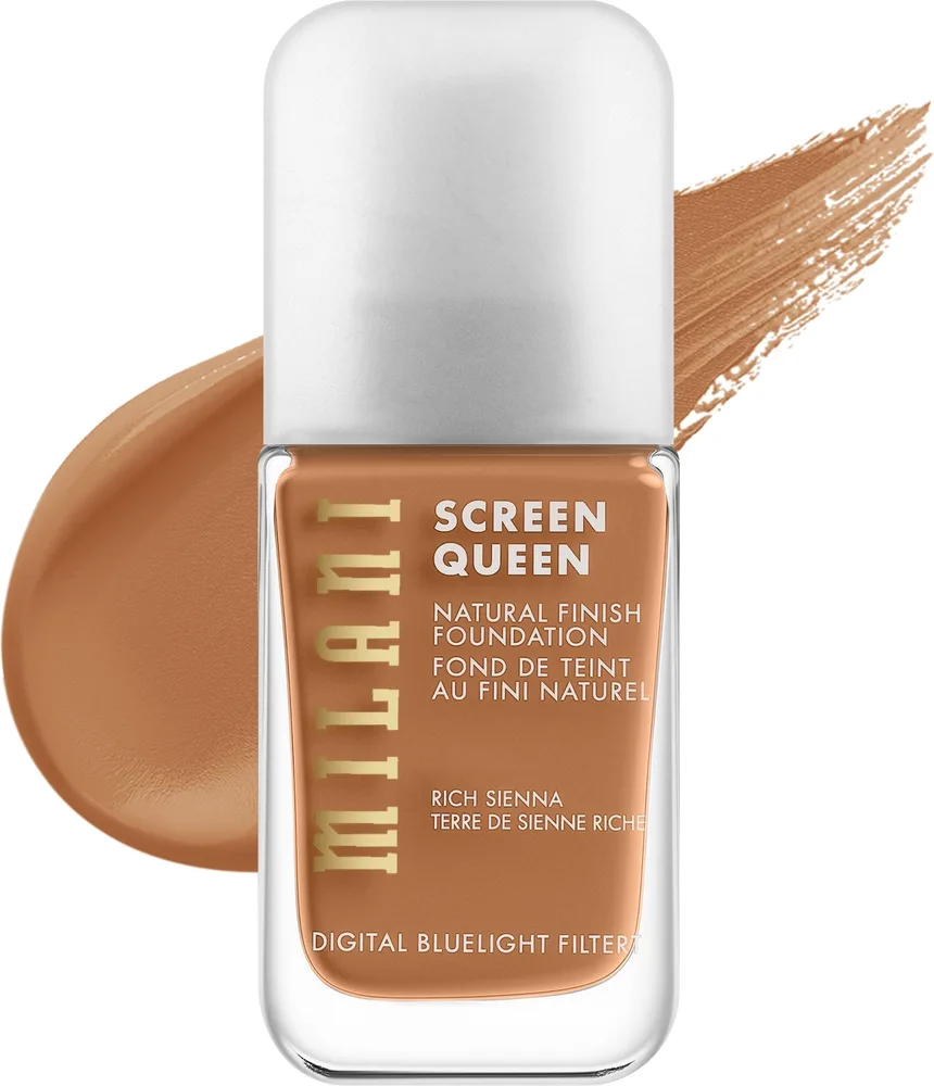 Тональная основа Milani Screen Queen Foundation, 30 мл, оттенок 420 - Warm Almond