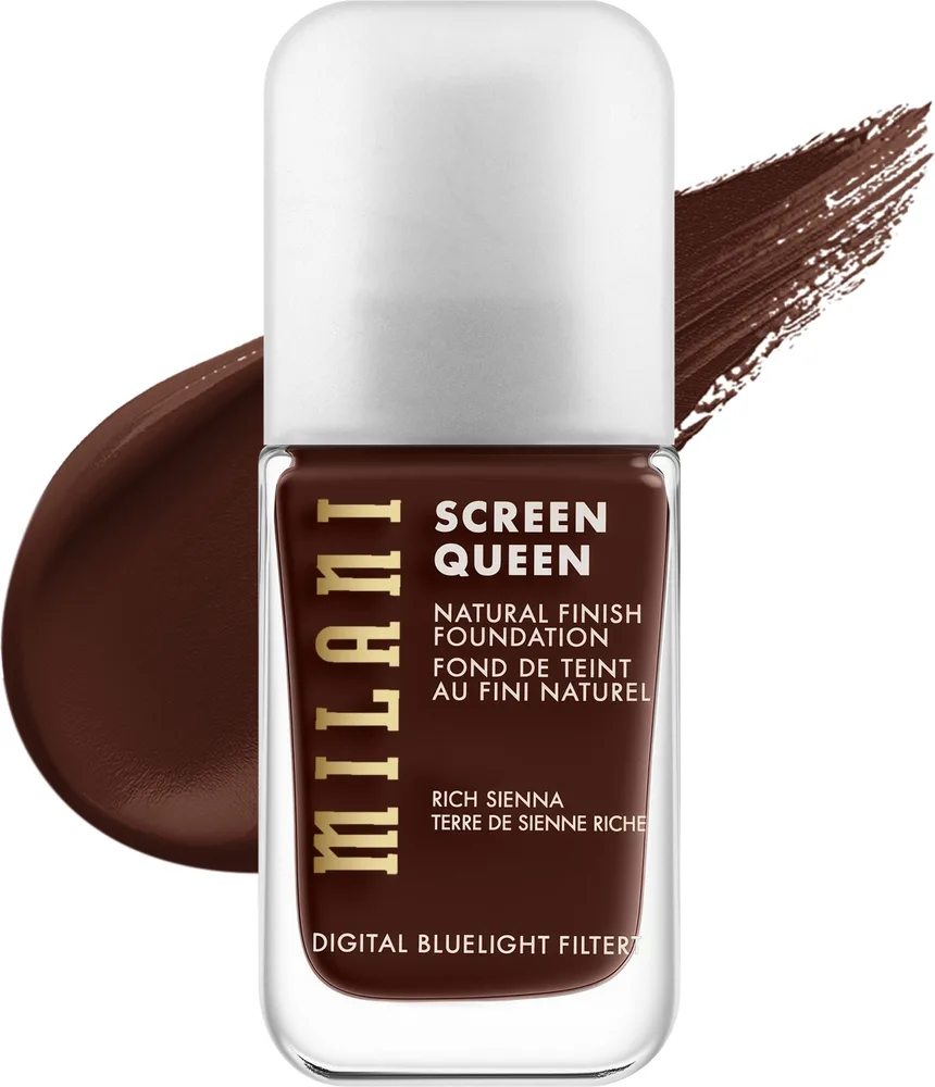 Тональная основа Milani Screen Queen Foundation, 30 мл, оттенок 560W - Rich Cocoa