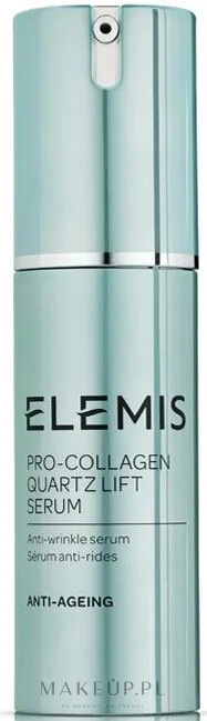 Сыворотка для лица Elemis Pro-Collagen Quartz Lift укрепляющая с экстрактом падины гиалуроновой кислотой и родохрозитом 30 мл