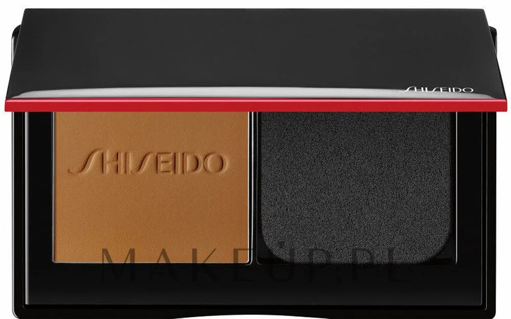 Компактная пудровая основа Shiseido Synchro Skin Custom Finish Powder Foundation матирующая, 9 г, оттенок 440 - Amber