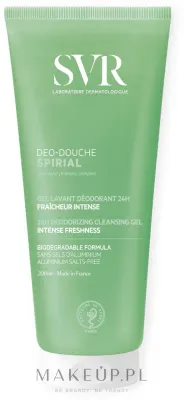 Освежающий гель для мытья тела, лица и волос SVR Spirial Déo-Douche дезодорирующий
