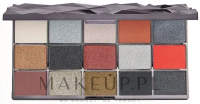 Палетка теней для век Makeup Revolution Glass Black Ice Eyeshadow Palette