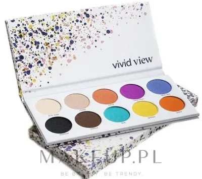 Палетка теней для век Paese Vivid View Eyeshadow Palette 10 оттенков