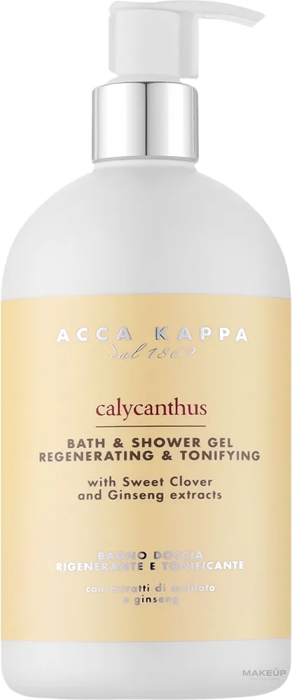 Гель для душа и ванны Acca Kappa Calycanthus с цветочным ароматом, 500 мл