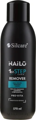 Silcare Nailo Pro-Vita бесацетоновая жидкость для снятия лака с кератином коллагеном и пантенолом 1000 мл