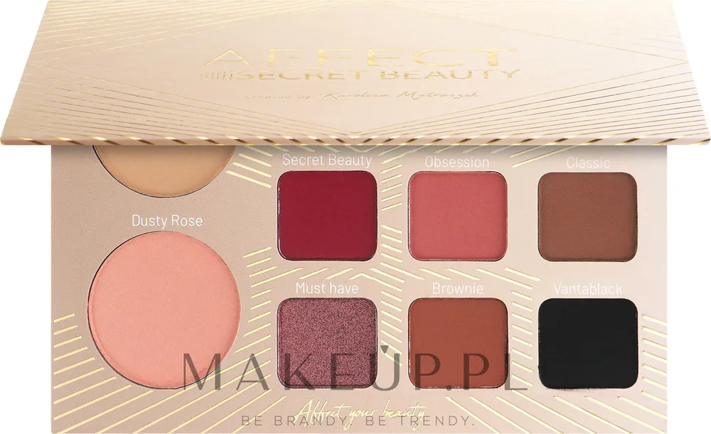Палетка для макияжа лица и глаз Affect Cosmetics Secret Beauty