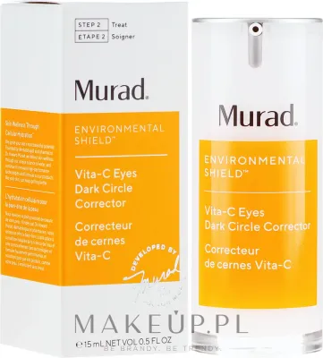Сыворотка для кожи вокруг глаз Murad Environmental Shield Vita-C Eyes Dark Circle Corrector осветляющая, с витамином C, 15 мл