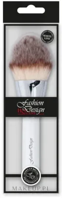 Кисть для пудры Top Choice Fashion Design White Line 37160 со скошенным ворсом