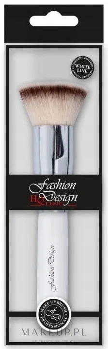 Кисть для тональной основы Top Choice Fashion Design White Line 37191 со скошенным ворсом