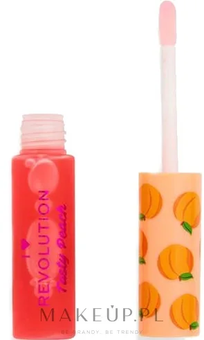 Makeup Revolution Olejek do ust - Масло для губ I Heart Revolution Tasty Peach, оттенок Peachy Keen