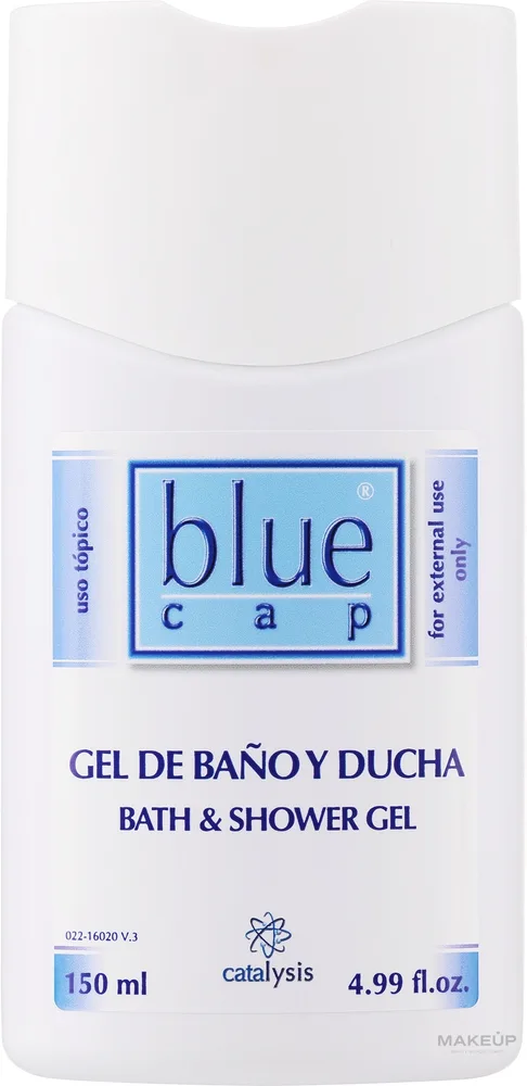 Гель для душа и ванны Catalysis Blue Cap с церамидами для кожи, склонной к псориазу и экземе, 400 мл