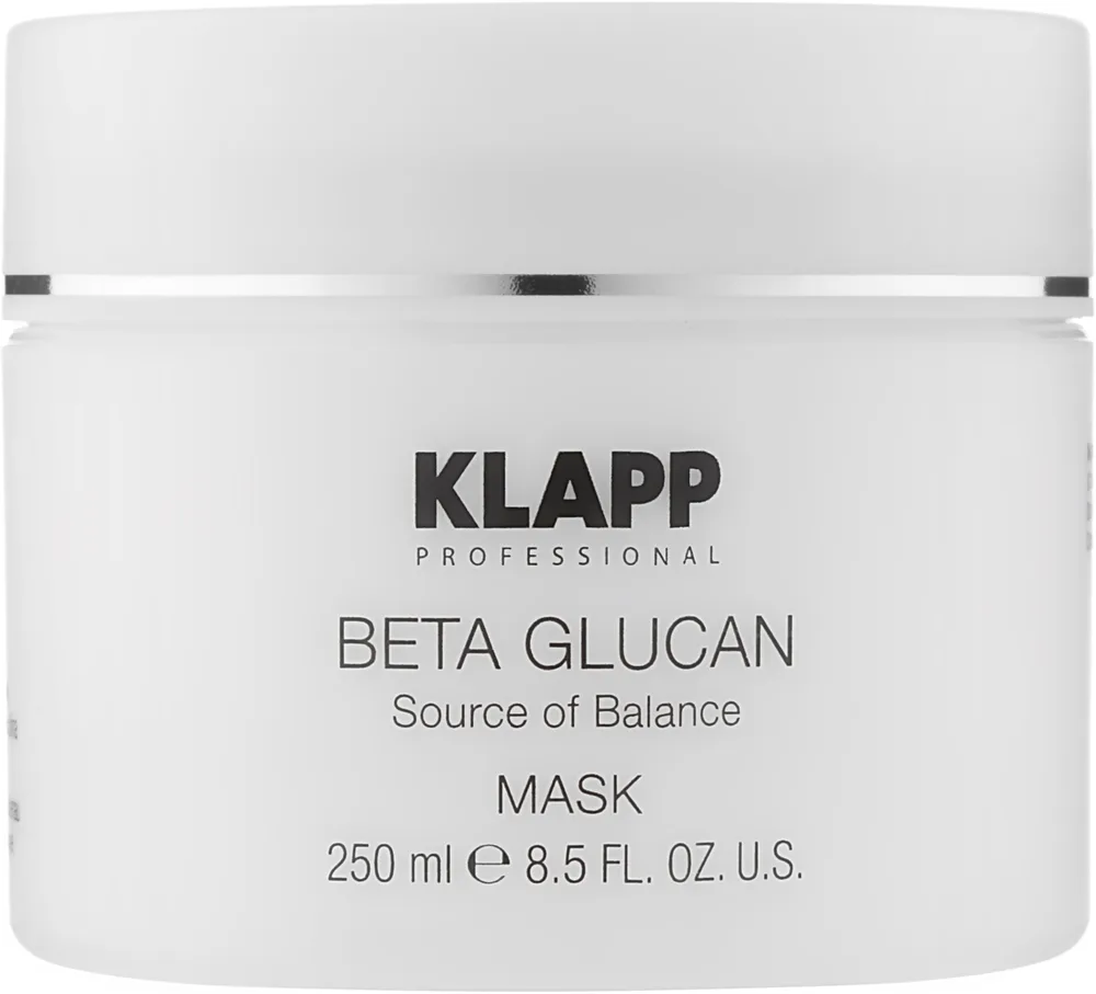 Успокаивающая крем-маска для чувствительной кожи Klapp Beta Glucan Mask, 250 мл