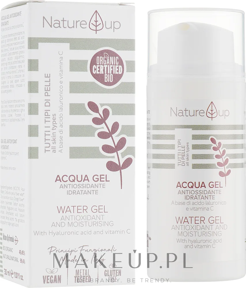 Водно-гелевая сыворотка для лица Bema Cosmetici Nature Up с витамином C и гиалуроновой кислотой 30 мл