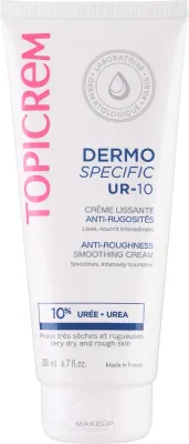 Крем для лица и тела Topicrem UR-10 Anti-Roughness Smoothing Cream смягчающий с мочевиной 200 мл или 500 мл