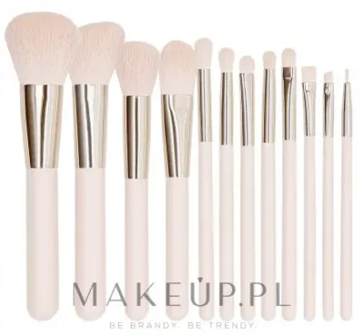 Профессиональный набор кистей для макияжа Tools For Beauty Makeup Brush Set Pink 12 шт