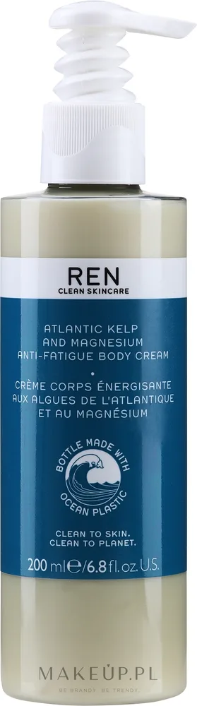 Крем для тела REN Atlantic Kelp And Magnesium Anti-Fatigue энергетический с водорослями 200 мл