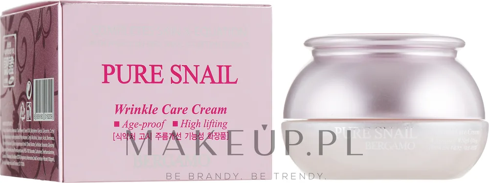 Крем для лица Bergamo Pure Snail с муцином улитки 50 мл