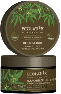 Скраб для тела Ecolatier Organic Cannabis Эластичность и релаксация, 300 мл