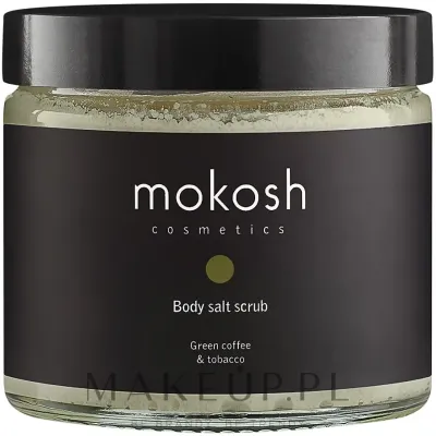 Скраб солевой для тела Mokosh Cosmetics зелёный кофе с табаком, 300 г