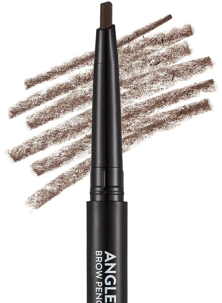 Карандаш для бровей Flormar Angled Brow Pencil, оттенок 004 - Dark Brown
