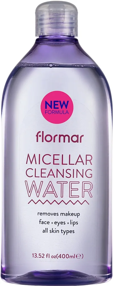 Flormar Micellar Cleansing Water мицеллярная вода очищающая с алоэ для снятия макияжа 400 мл