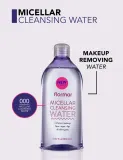 Flormar Micellar Cleansing Water мицеллярная вода очищающая с алоэ для снятия макияжа 400 мл — фото 2