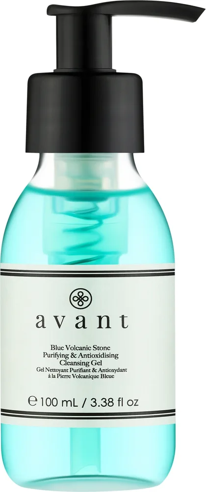 Антиоксидантный очищающий гель для лица Avant Blue Volcanic Stone Purifying Cleansing Gel, 100 мл