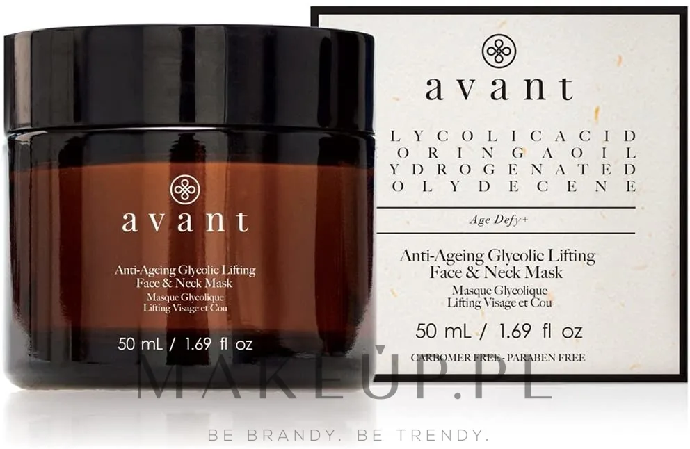 Лифтинг-маска для лица и шеи с гликолевой кислотой Avant Anti-Ageing Glycolic Lifting Face and Neck Mask, 50 мл