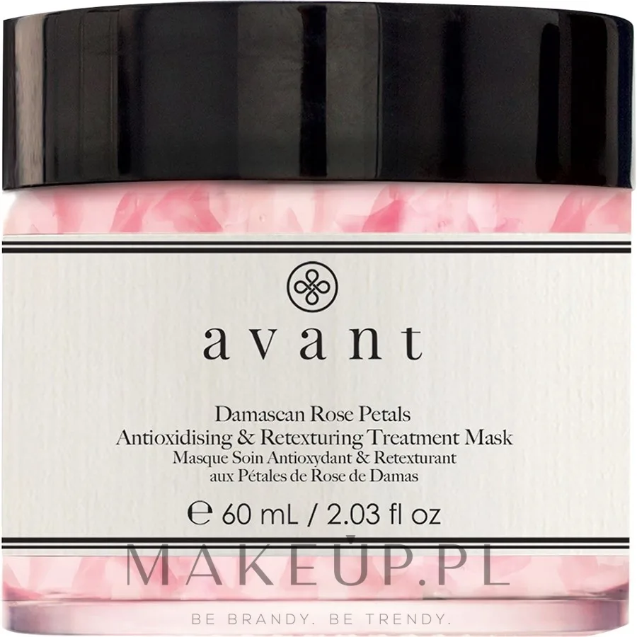 Антиоксидантная маска для лица с лепестками дамасской розы Avant Damascan Rose Petals Antioxidising & Retexturing Treatment Mask, 60 мл