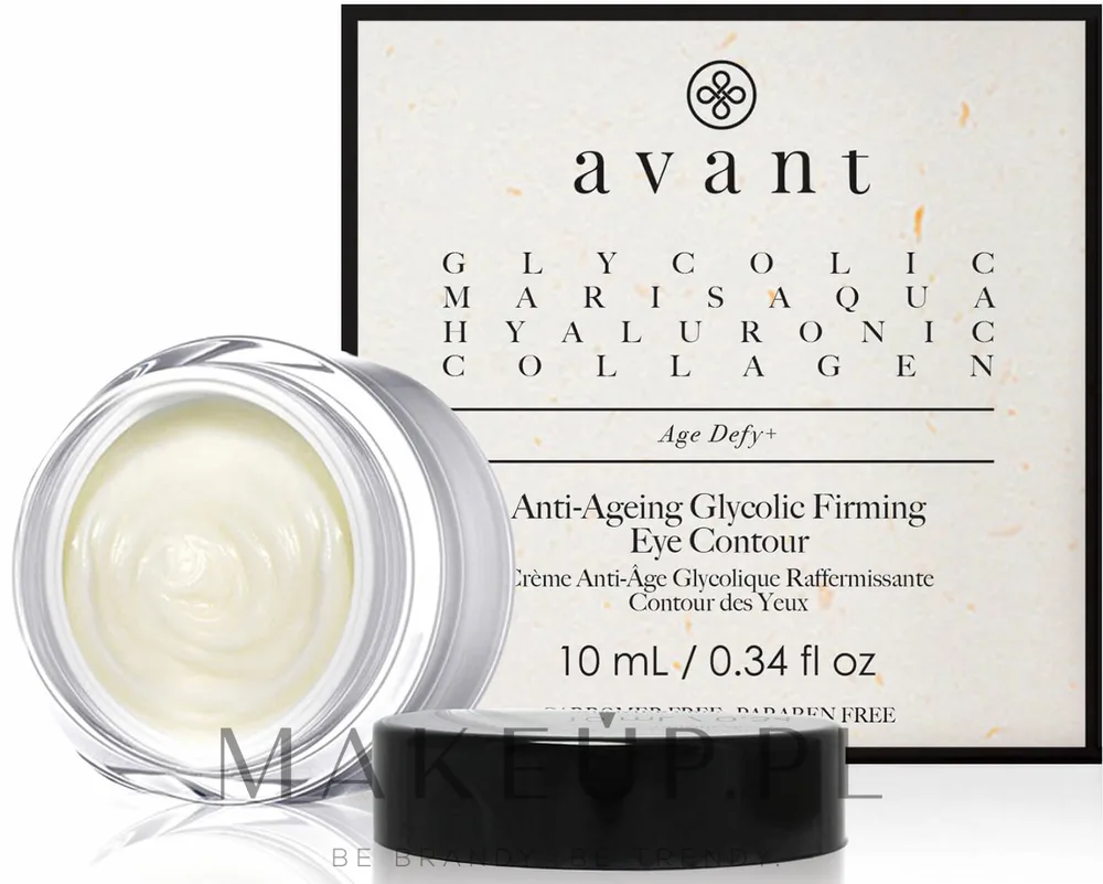 Крем для контура глаз Avant Skincare Anti-Ageing Glycolic Firming Eye Contour уплотняющий, с гликолевой и гиалуроновой кислотами, 10 мл