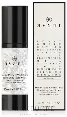 Сыворотка для лица Avant Sublime Peony & White Caviar осветляющая с экстрактом икры пионом и витамином C 30 мл