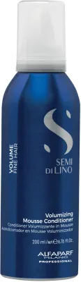 Кондиционер-мусс для тонких волос с эффектом объёма Alfaparf Semi Di Lino Volume Volumizing Mousse Conditioner, 200 мл