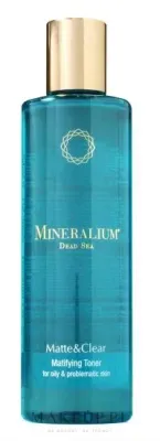 Матирующий тоник Mineralium Matifying Toner с гамамелисом и гиалуроновой кислотой, 235 мл, для жирной кожи